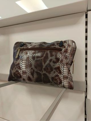 Bolso de mano piel hecho a mano