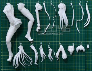Asuka in Plugsuit 1/6 Resin Cast