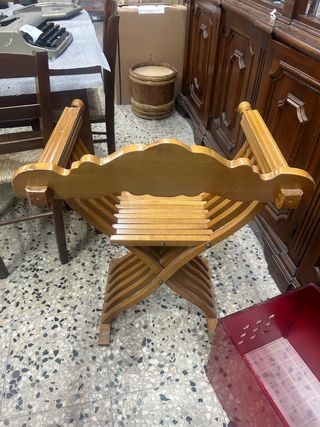 Sedia Savanarola a X pieghevole