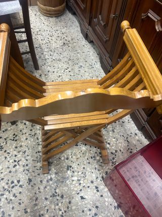 Sedia Savanarola a X pieghevole