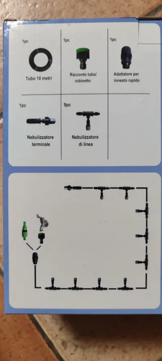 Kit Nebulizzatore Esterno 10mt