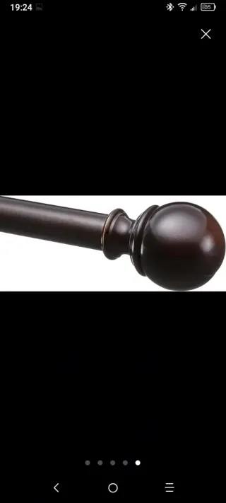 Barra per tende Amazon Basics regolabile