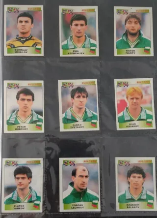 Panini Euro 96 Bulgaria lote