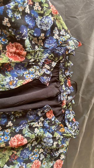 Vestido estampado flores Kiabi talla 56