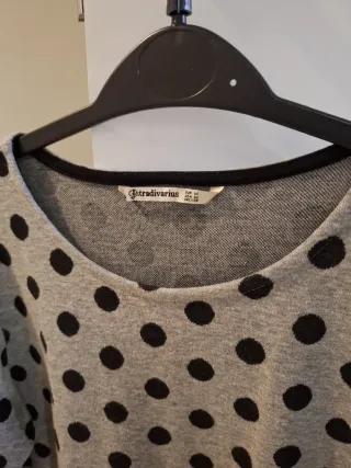 Vestido de algodón Stradivarius con lunares