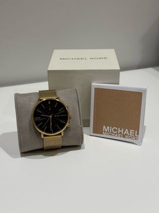 Reloj Michael Kors Negro y Dorado