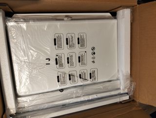 SONGMICS Comodino, 4 Cassetti in Tessuto, Acciaio, MDF, Tessuto Non Tessuto, per Camera da Letto