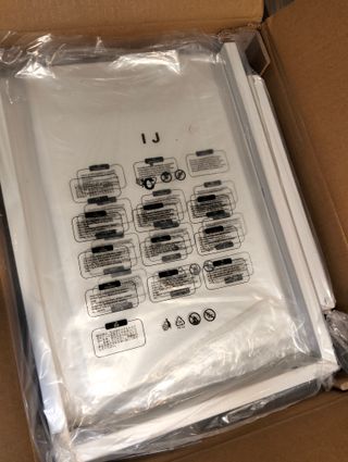 SONGMICS Comodino, 4 Cassetti in Tessuto, Acciaio, MDF, Tessuto Non Tessuto, per Camera da Letto