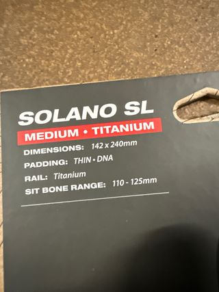 Sillín WTB Solano SL Titanium Nuevo