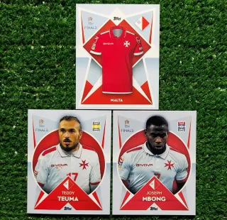 3 figurine Topps Nations League Malta