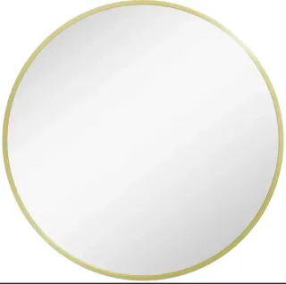 Espejo Redondo Dorado
