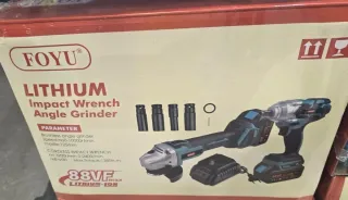 Kit Avvitatore a impulsi + Smerigliatrice FOYU