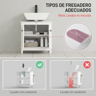 Mueble de baño blanco