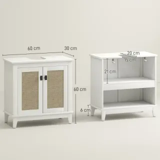 Mueble de baño blanco