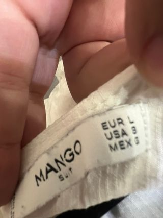 Blusa blanca manga larga