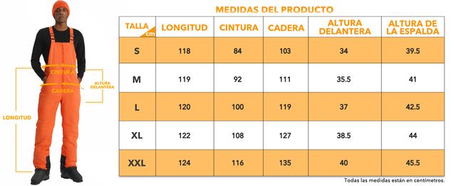GEMYSE Pantalones de Esquí de Invierno para Hombre con Tirantes