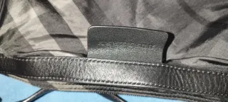 Borsa tote Burberry a quadri nera