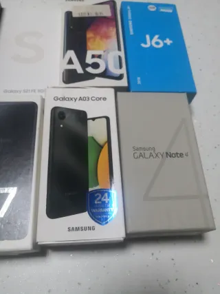 Scatole vuote Samsung Galaxy S7, A7, A50, J6+