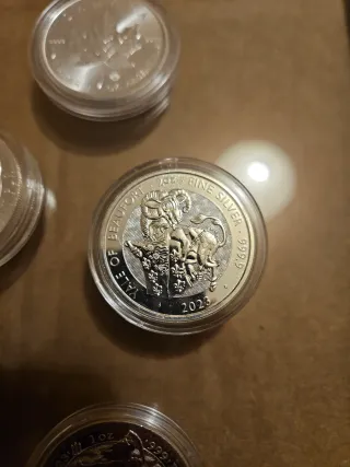 7oz Plata monedas bullion