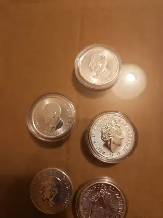7oz Plata monedas bullion