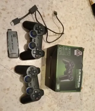 Consola Emulador Multijuegos 2 Mandos Inalámbrico