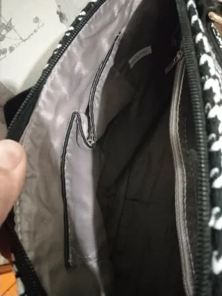 Bolso estampado pata de gallo