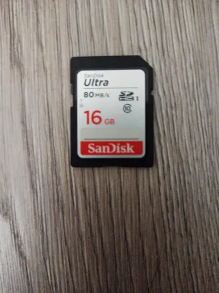 Tarjeta SD SanDisk Ultra 16GB 80MB/s