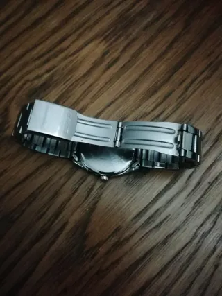 Orologio Casio Uomo Nero e Argento + maglie