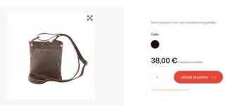 Bolso de cuero morgado piel