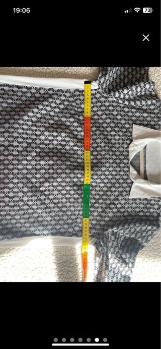 Blusa Talla S Blanca y Negra