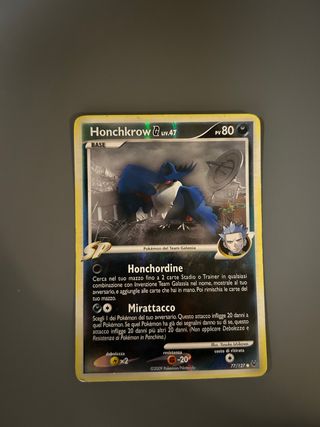 Carta Pokemon Honchkrow Lv.47 PV 80