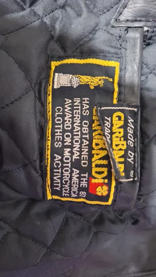 Chaqueta motera Garibaldi Negra