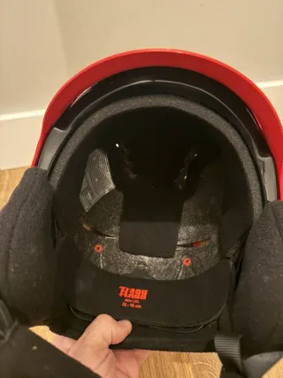 Casco Snowboard Niño Anon Rojo