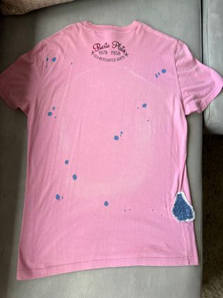 Camiseta Rosa Puerto Plata Calavera