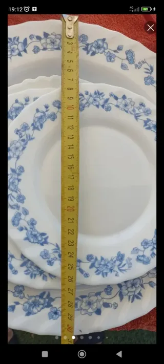 Fuente Arcopal Flores Azules