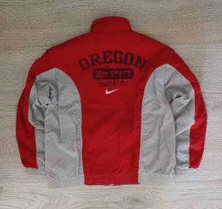 Chaqueta Nike Roja y Gris
