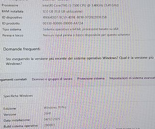 Fujitsu Esprimo i5 7500 8GB DDR4 250GB SSD