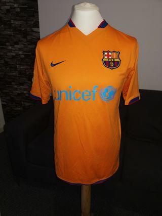 Camiseta FC Barcelona 2006-08 Naranja