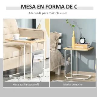 Mesa auxiliar sofá