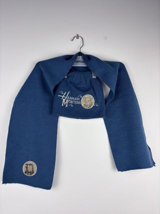 Bufanda azul Hannah Montana edición vintage