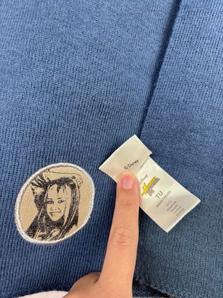 Bufanda azul Hannah Montana edición vintage