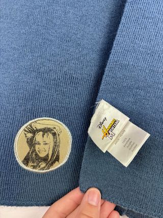 Bufanda azul Hannah Montana edición vintage