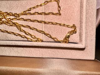 Cordón y Cruz Oro Hombre