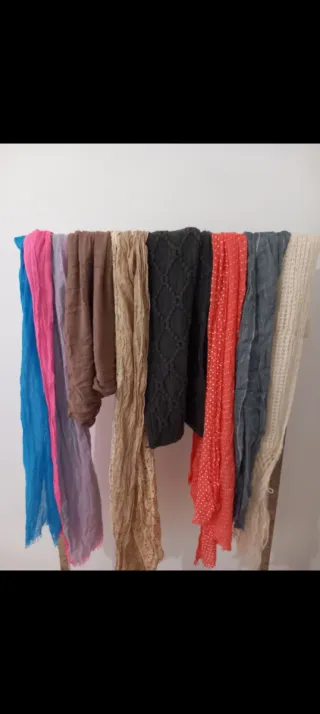 Conjunto de fulares varios colores