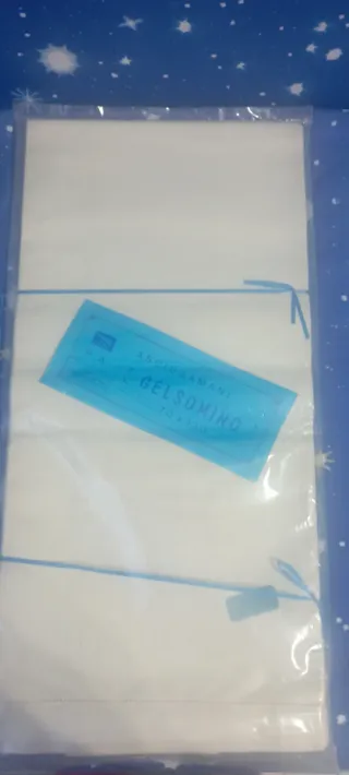 6 Asciugamani Puro Lino Bianchi