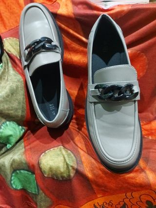 Mocasines beige mujer talla 41 Livianos cómodos