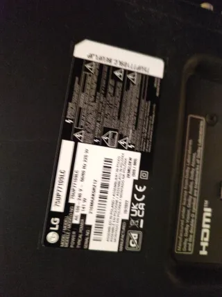 TV Plasma LG Negra Grande LG 75UP77108LC