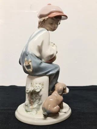 Figura Lladró Golfillo y su perrito