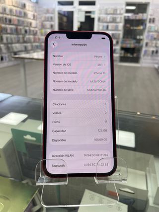 iPhone 13 128GB Rosso