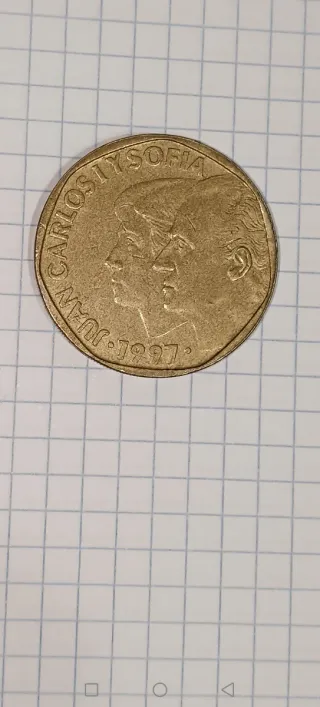 Moneda Juan Carlos I y Sofía 1997